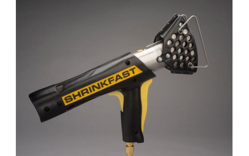 蘇州建技：SHRINKFAST998熱縮槍，是一種方便的手持式熱收縮包裝工具