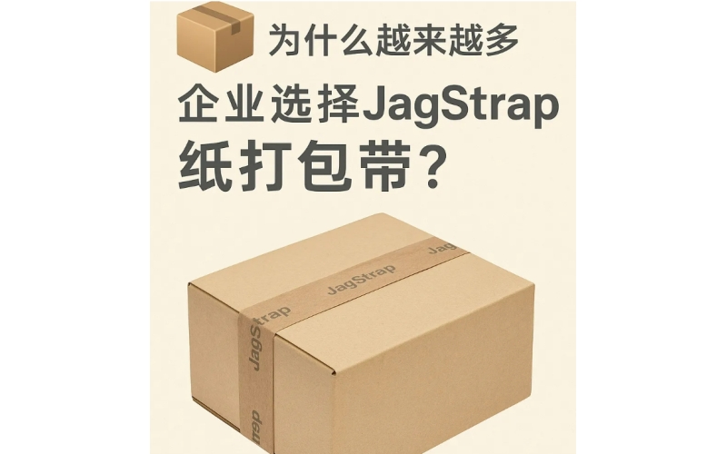 為什么越來越多企業(yè)選擇JagStrap紙打包帶？
